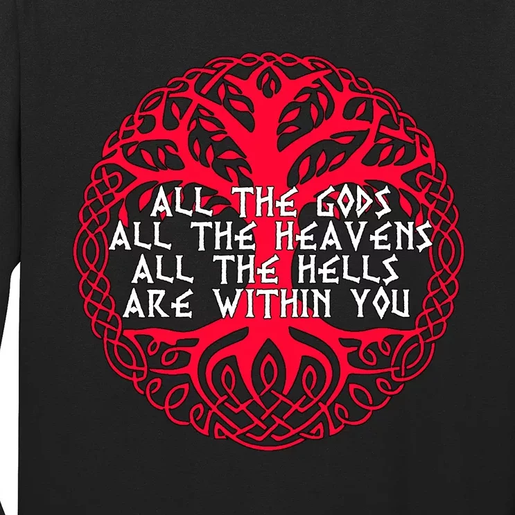 Joseph Campbell All The Gods All The Heavens All The Hells Are Within You Long Sleeve Shirt