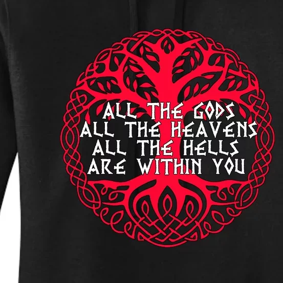 Joseph Campbell All The Gods All The Heavens All The Hells Are Within You Women's Pullover Hoodie