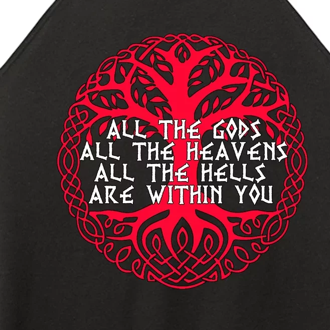 Joseph Campbell All The Gods All The Heavens All The Hells Are Within You Women’s Perfect Tri Rocker Tank