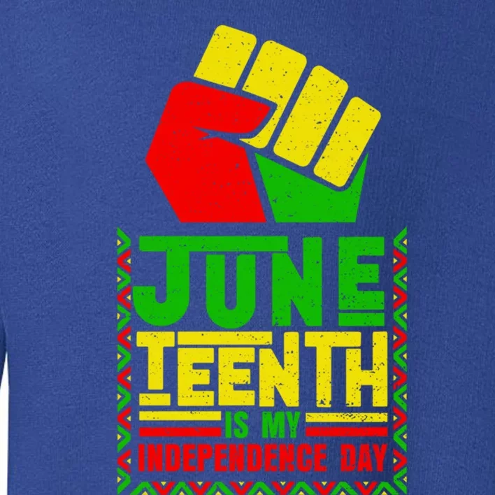 Juneteenth Celebrate African Independence Day Gift Toddler Sweatshirt