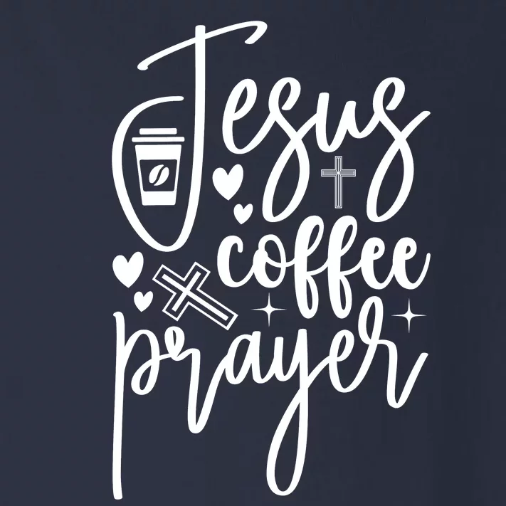 Jesus Coffee And Prayer Christian Catholic Christ Toddler Long Sleeve Shirt