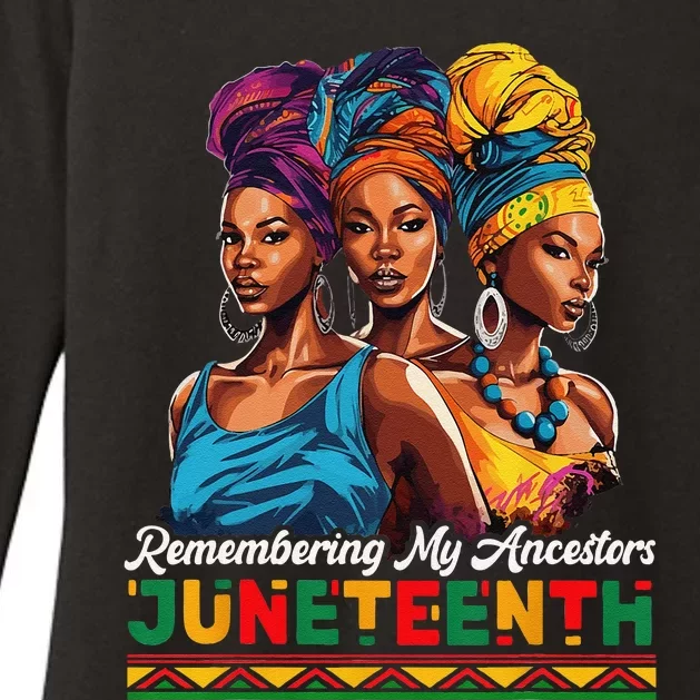 Juneteenth Celebrate African American Freedom Day Womens CVC Long Sleeve Shirt