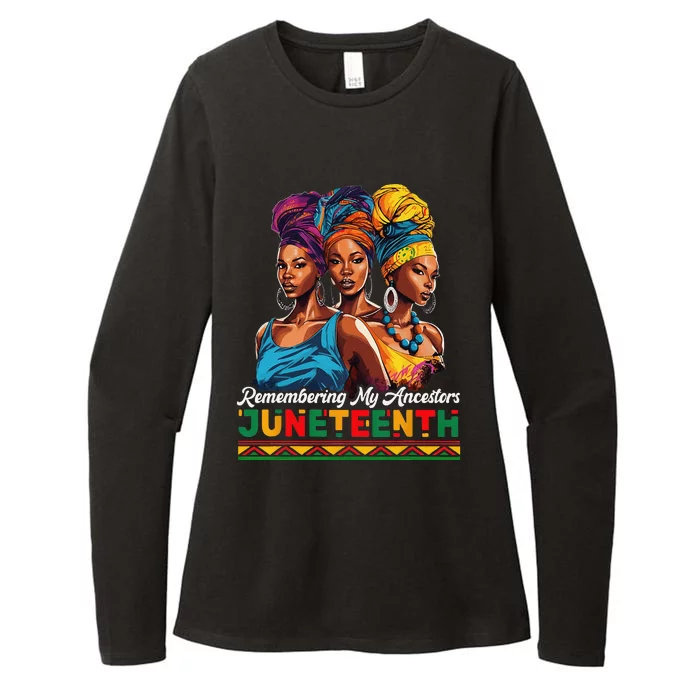 Juneteenth Celebrate African American Freedom Day Womens CVC Long Sleeve Shirt