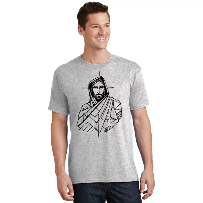 Jesus Christ And A Cross T-Shirt