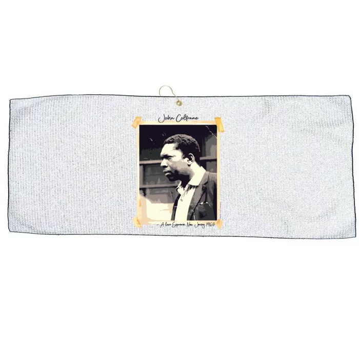 John Coltrane A Love Supreme New Jersey 1964 Large Microfiber Waffle Golf Towel