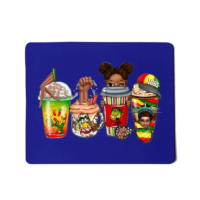 Juneteenth Coffee African Black Freedom Day Gift Mousepad