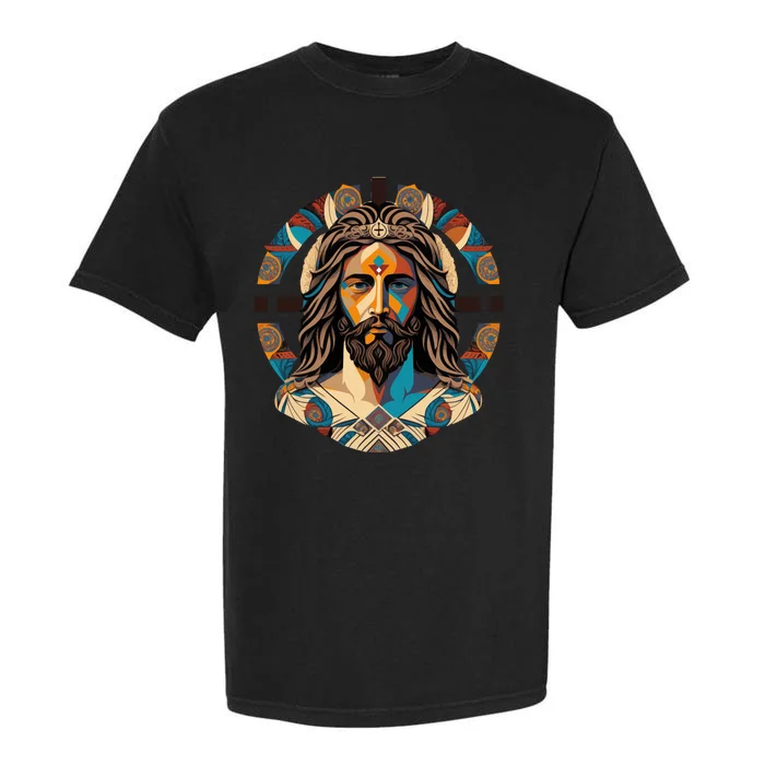 Jesus Christ Art Garment-Dyed Heavyweight T-Shirt