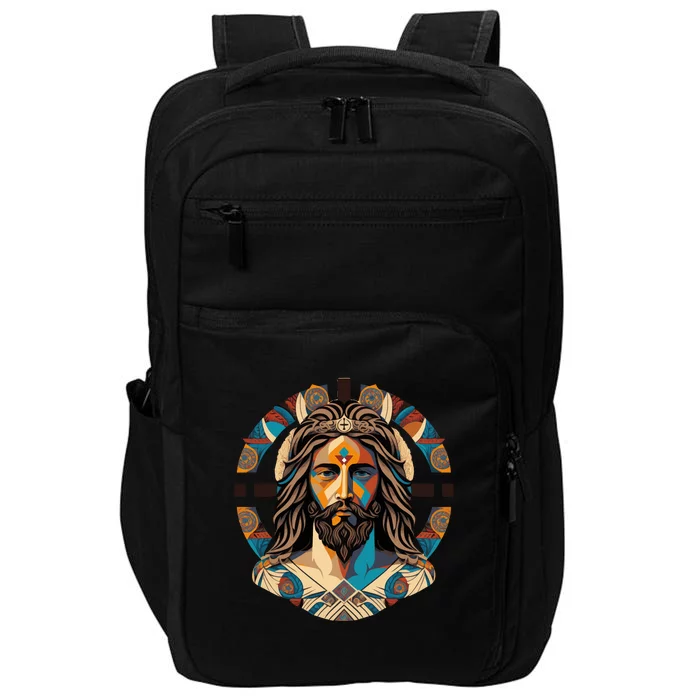 Jesus Christ Art Impact Tech Backpack