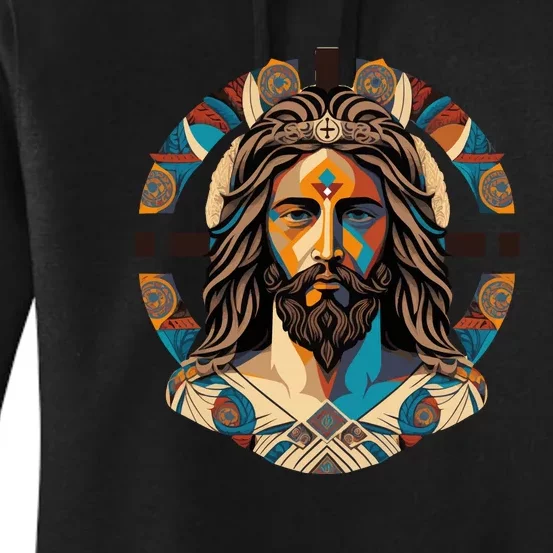 Jesus Christ Art Women's Pullover Hoodie