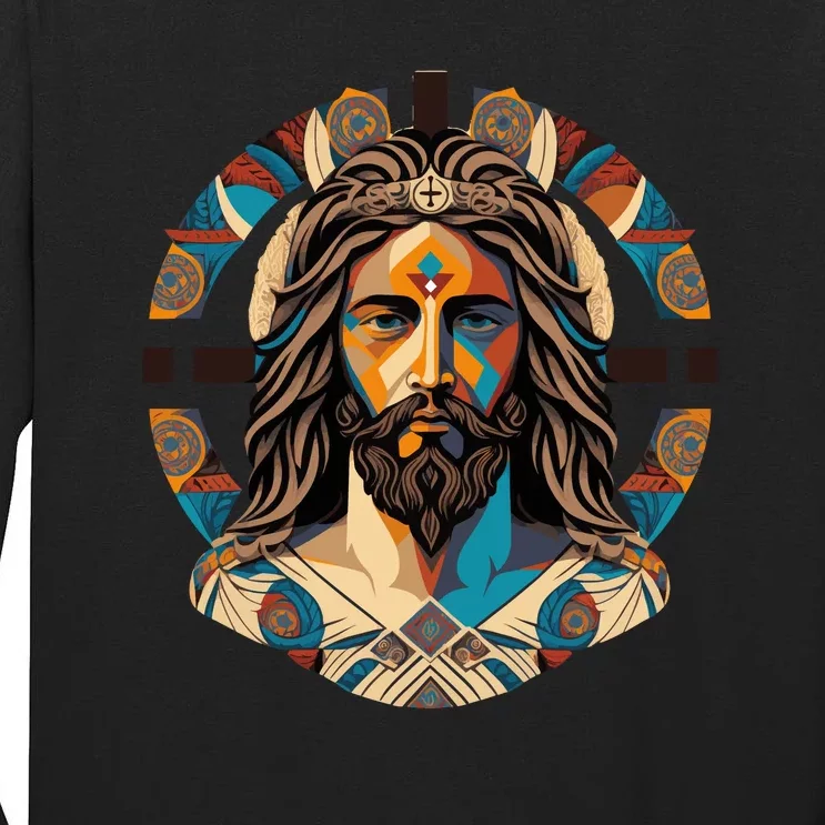 Jesus Christ Art Tall Long Sleeve T-Shirt