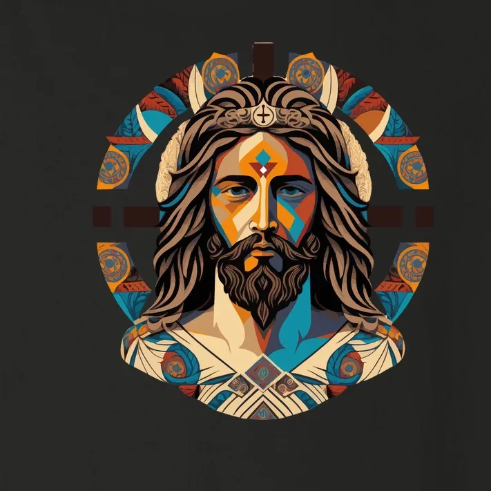 Jesus Christ Art Toddler Long Sleeve Shirt