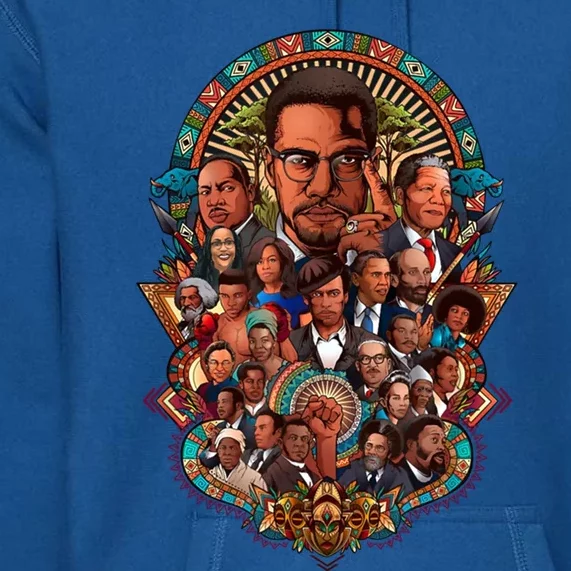 Juneteenth Celebrate Black History Leaders Gift Premium Hoodie