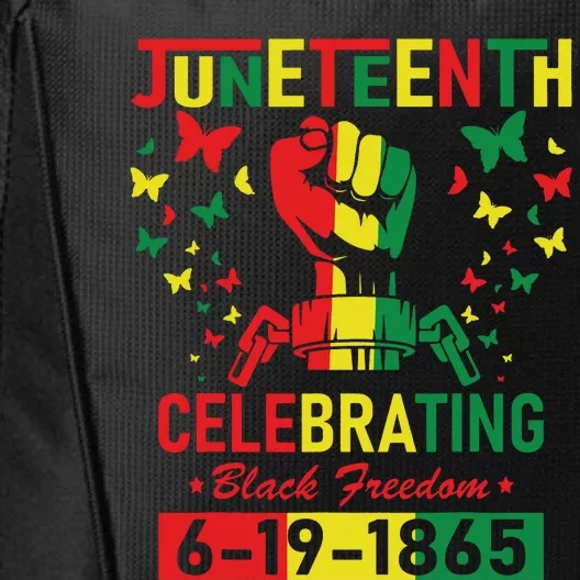 Juneteenth Celebrating Black Freedom 1865 African American City Backpack