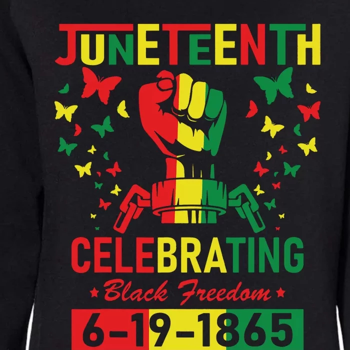 Juneteenth Celebrating Black Freedom 1865 African American Womens California Wash Sweatshirt