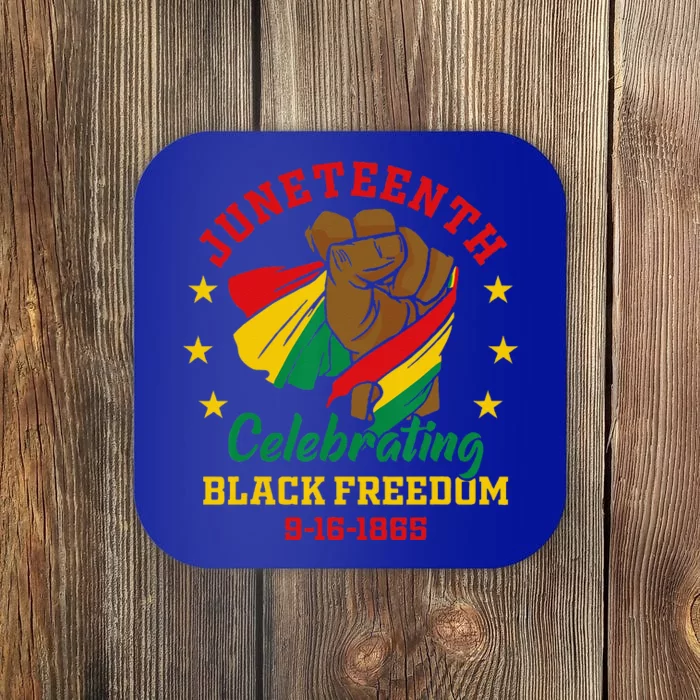 Juneteenth Celebrate Black Freedom Day Coaster