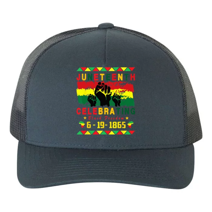 Juneteenth Celebrating Black Freedom 1865 African American Yupoong Adult 5-Panel Trucker Hat