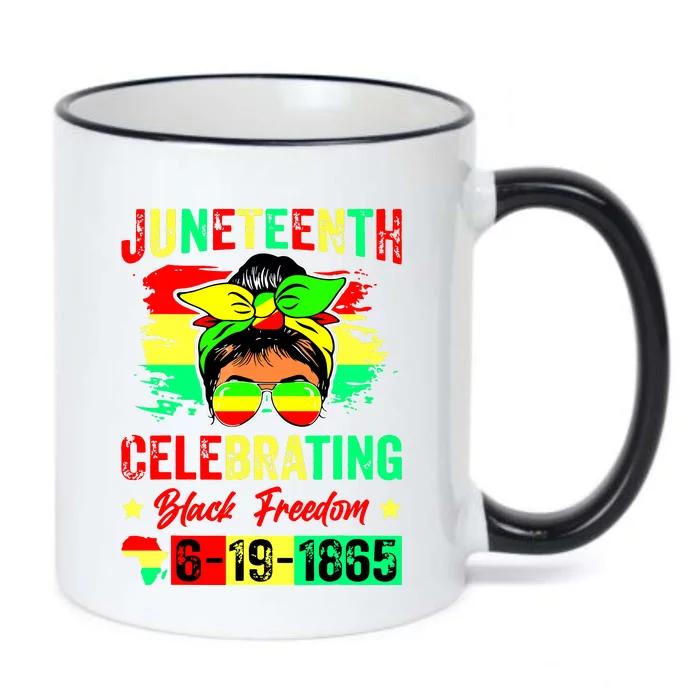 Juneteenth Celebrating Black Freedom 1865 African American Black Color Changing Mug