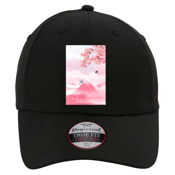 Japanese Cherry Blossom Japanese Woodblock Art Retro The Original Performance Cap