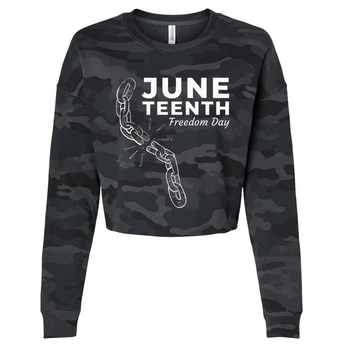 Juneteenth Celebrate Black Freedom 6191865 T Cropped Pullover Crew