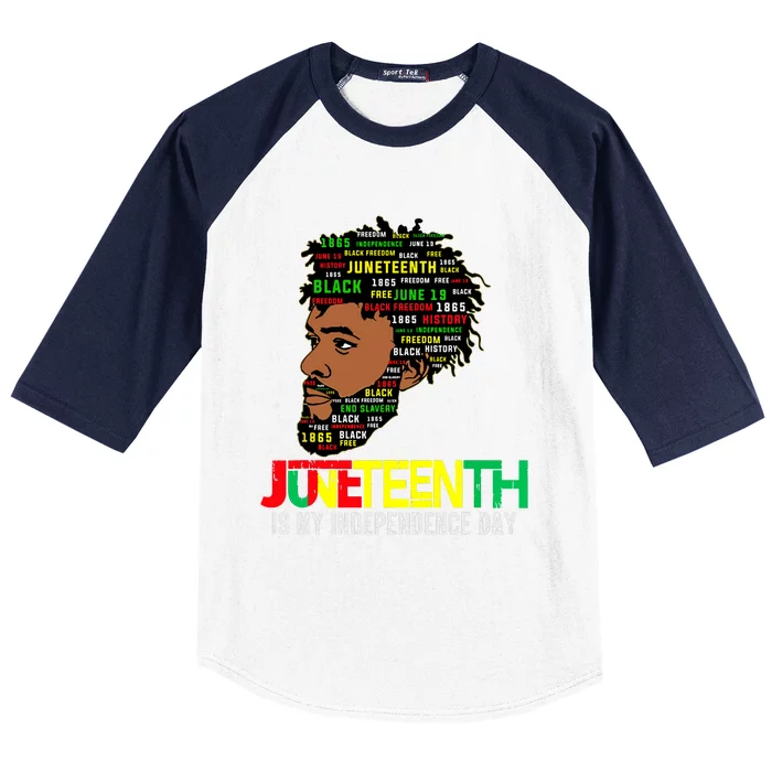 Juneteenth Celebrating Black Freedom African American 1865 Baseball Sleeve Shirt