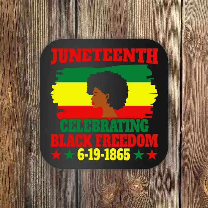 Juneteenth Celebration Black Freedom Commemoration Coaster