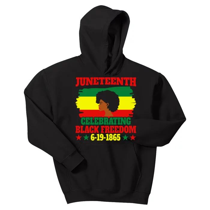 Juneteenth Celebration Black Freedom Commemoration Kids Hoodie