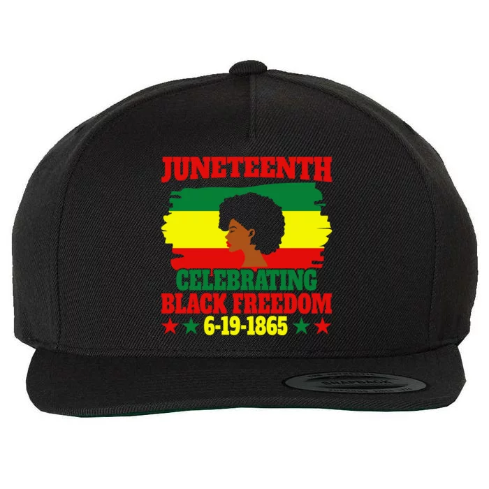 Juneteenth Celebration Black Freedom Commemoration Wool Snapback Cap