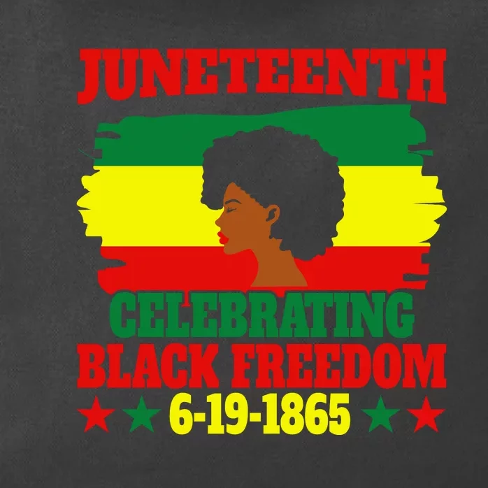 Juneteenth Celebration Black Freedom Commemoration Zip Tote Bag