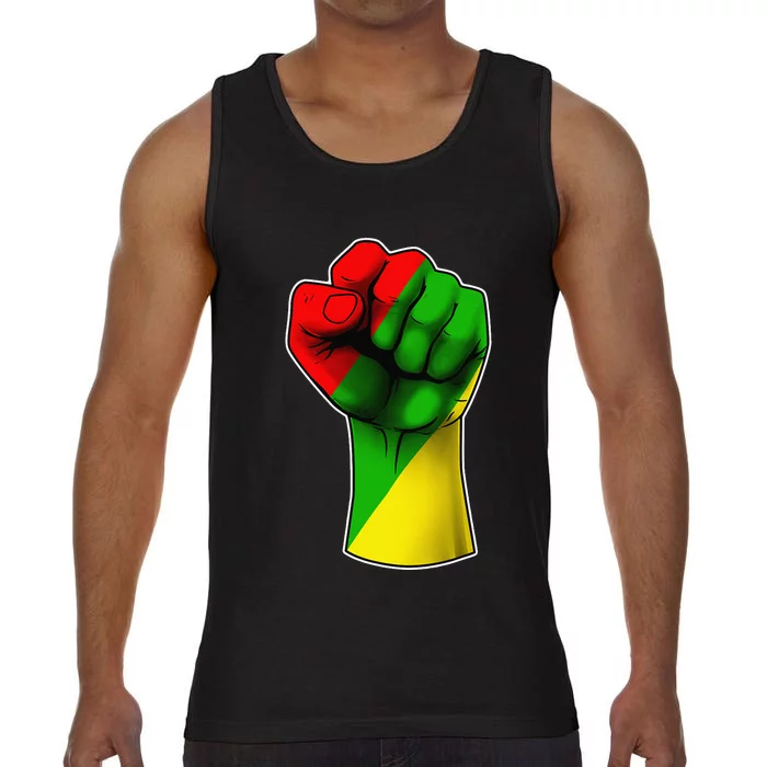 Juneteenth Celebrates Black African American Freedom Fist Comfort Colors® Tank Top