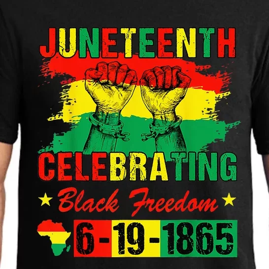 Juneteenth Celebrating Black Freedom 1865 African American Pajama Set