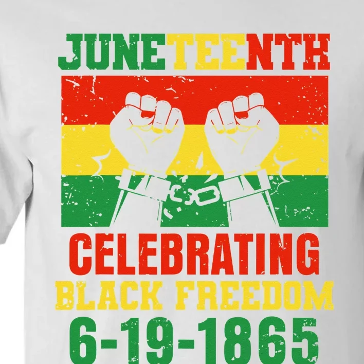 Juneteenth Celebrating Black Freedom 1865 African American Tall T-Shirt