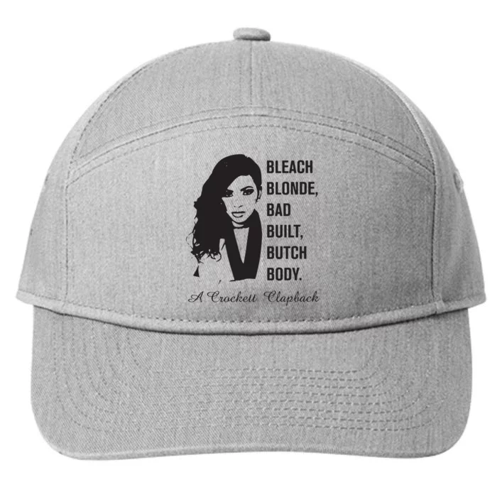 Jasmine Crockett Bleach Blonde Bad Built Butch Body 7-Panel Snapback Hat