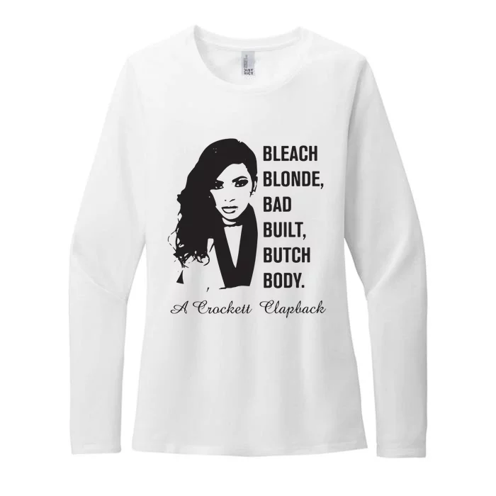 Jasmine Crockett Bleach Blonde Bad Built Butch Body Womens CVC Long Sleeve Shirt