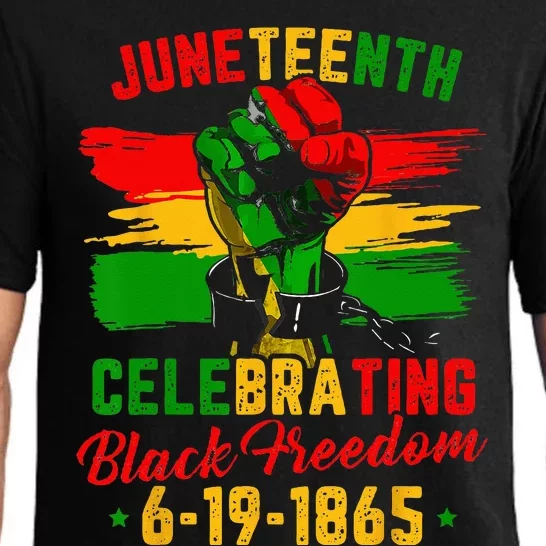 Juneteenth Celebrating Black Freedom 1865 African American Pajama Set