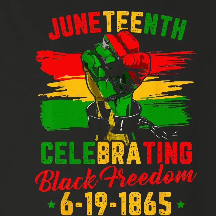 Juneteenth Celebrating Black Freedom 1865 African American Toddler Long Sleeve Shirt