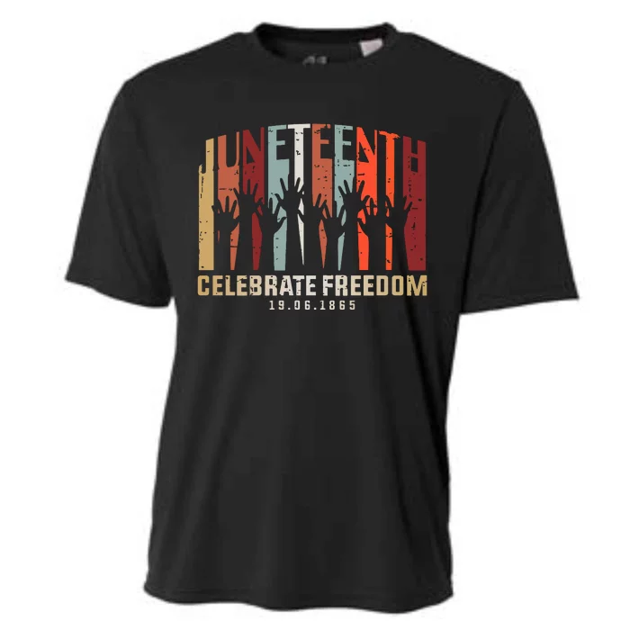 Juneteenth Celebrating Black Freedom, Black History Cooling Performance Crew T-Shirt