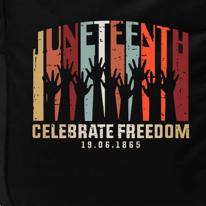 Juneteenth Celebrating Black Freedom, Black History Impact Tech Backpack