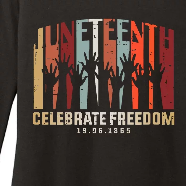 Juneteenth Celebrating Black Freedom, Black History Womens CVC Long Sleeve Shirt