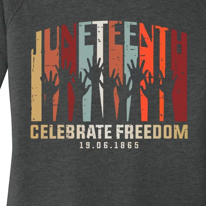 Juneteenth Celebrating Black Freedom, Black History Women's Perfect Tri Tunic Long Sleeve Shirt