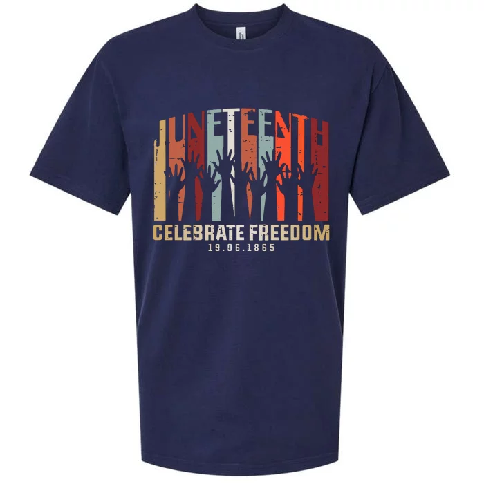 Juneteenth Celebrating Black Freedom, Black History Sueded Cloud Jersey T-Shirt