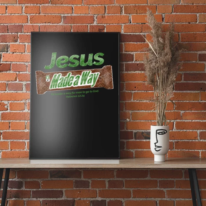 Jesus Candy Bar Christian Gift Poster