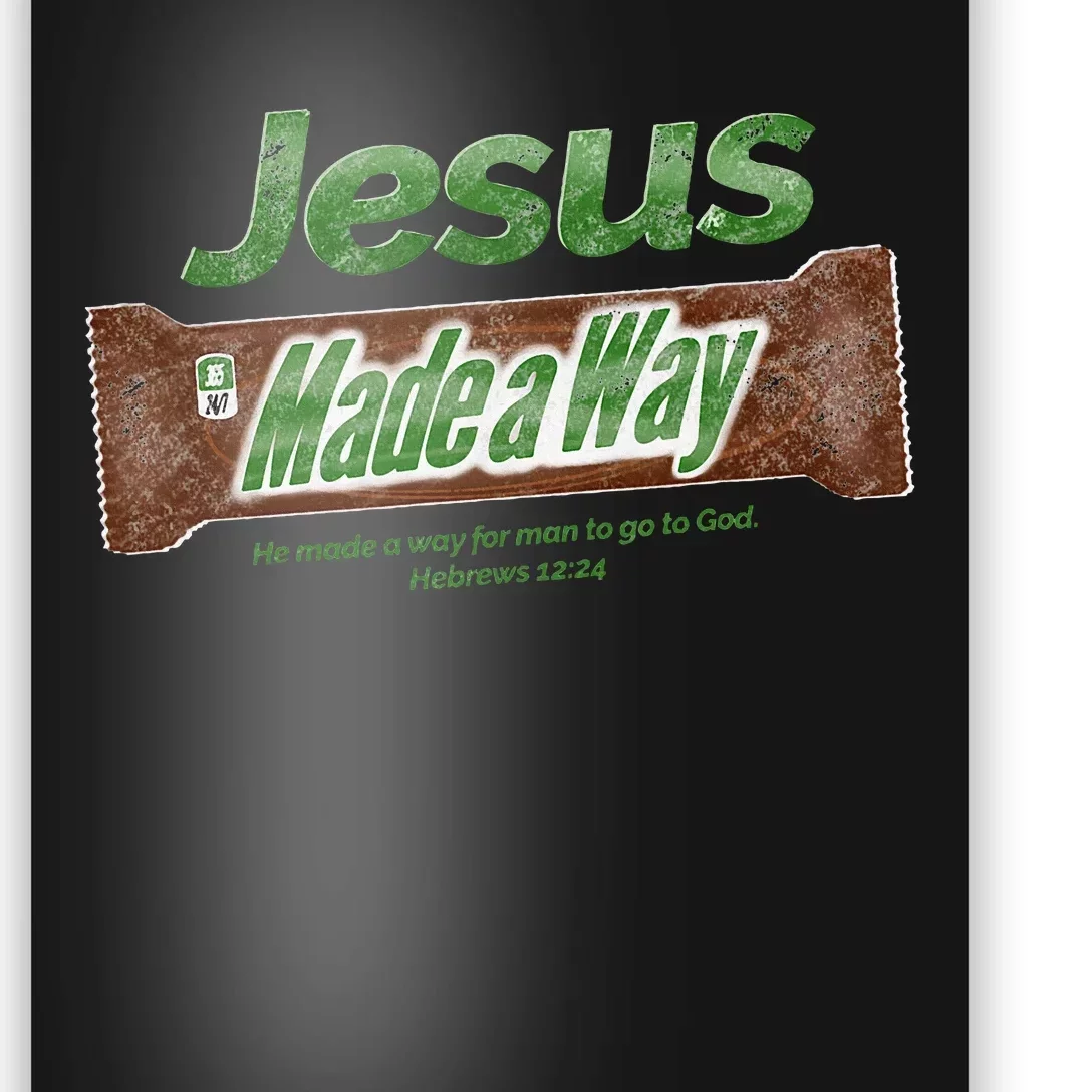 Jesus Candy Bar Christian Gift Poster