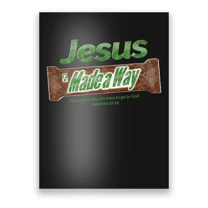 Jesus Candy Bar Christian Gift Poster