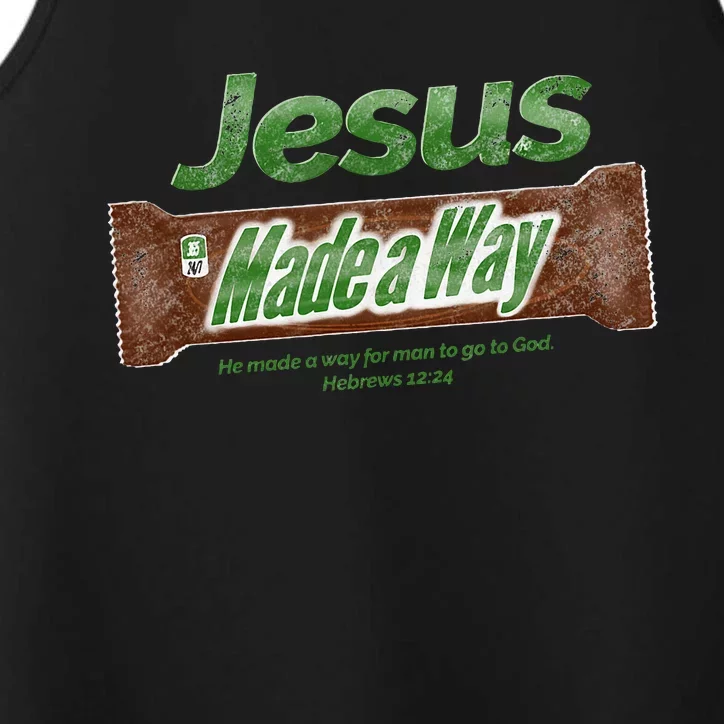 Jesus Candy Bar Christian Gift Performance Tank