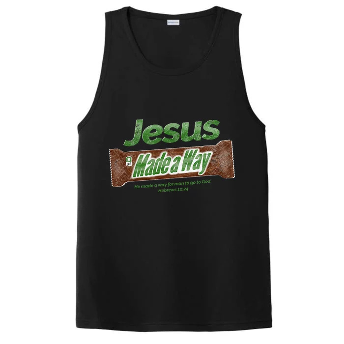 Jesus Candy Bar Christian Gift Performance Tank