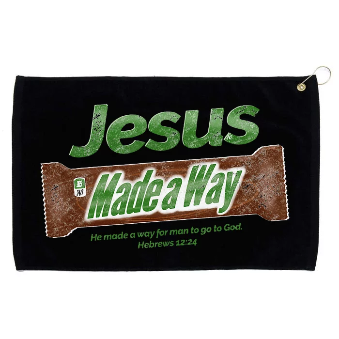 Jesus Candy Bar Christian Gift Grommeted Golf Towel