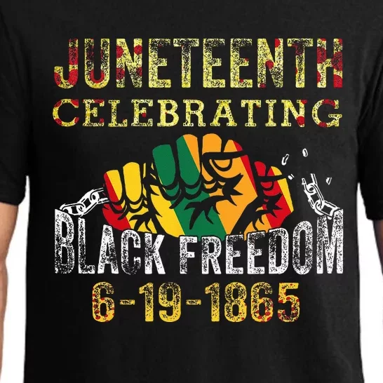 Juneteenth Celebrating Black Freedom 1865 African American Pajama Set