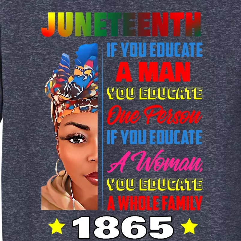 Juneteenth Celebrating Beautiful Melanin Women Freed 1865 Sweatshirt