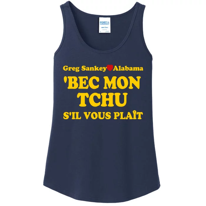 James Carville Bec Mon Tchu Ladies Essential Tank