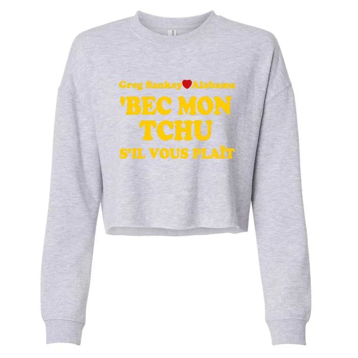 James Carville Bec Mon Tchu Cropped Pullover Crew